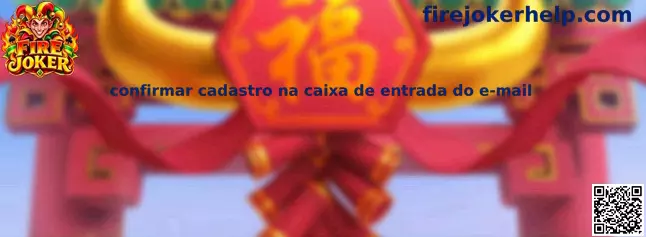 Confirmar cadastro no e-mail